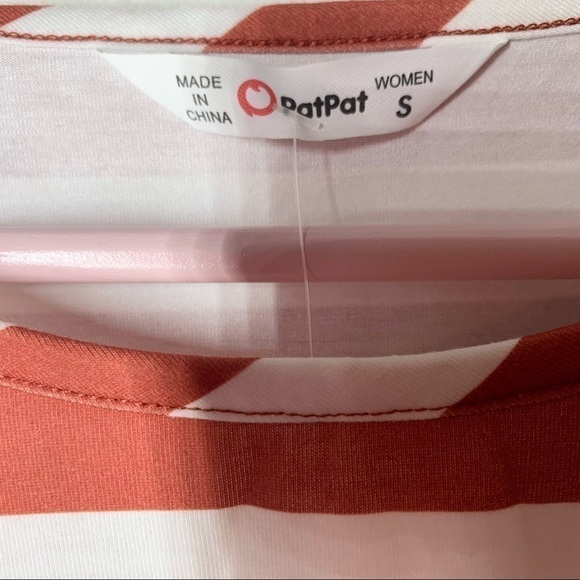 SALE! NEW 𝅺PATPAT Burnt Orange Knit Maternity Dress Small - Picture 4 of 9